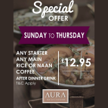🍛✨ Midweek Indian Feast For Just £12.95 at Aura Indian Cuisine! ✨🍛
