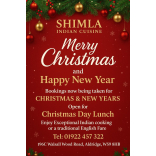 Christmas Day Lunch at Shimla Tandoori, Aldridge – Book Your Festive Feast!