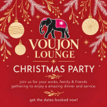 🎉 Make your Christmas Party extra special this year with a festive meal at Voujon Lounge, Darlaston! 🍽️🥂