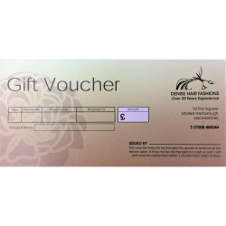 Buy Someone Special The Gift Of  A Hairdressing Voucher at DENISE HAIR FASHIONS!