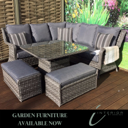 Garden Furniture available now at Interior by Design