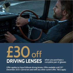 £30 off Driving Lenses