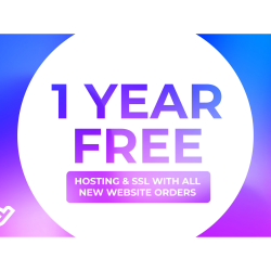 FREE WEBSITE HOSTING & SSL For 1 Year!