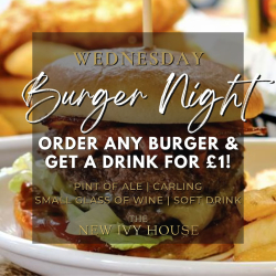 Get a drink for £1 on a Wednesday Night at The Ivy House Pub