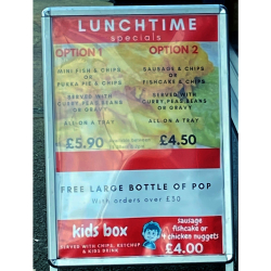 St Mary's Fish & Chips Lunch Deals