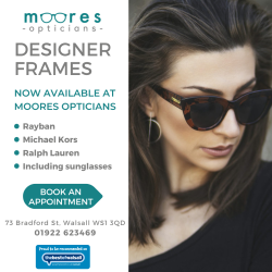 NEW Designer Frames now in at Moores Opticians Walsall