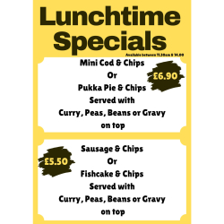 St Mary's Fish & Chips NEW Lunch Deals