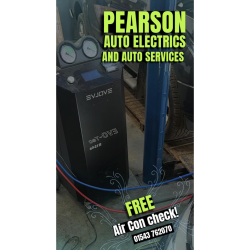 FREE Air Conditioning Temperature Check from Pearsons Auto Electrics