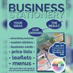Get 15% Off Business Stationery with Grafix Fast