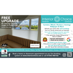 Free PowerView Upgrade on Selected Luxaflex Blinds at Interior Choice in Lichfield