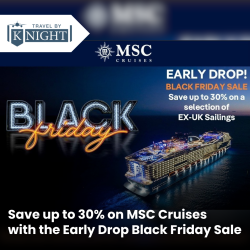 Save up to 30% on MSC Cruises with the Early Drop Black Friday Sale