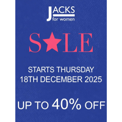 Get 40% OFF at the JACKS FOR WOMEN SALE - Now On!