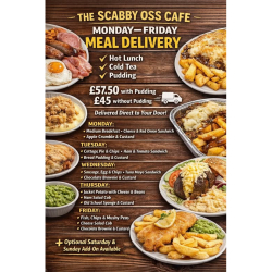 The Scabby Oss Cafe’s Monday–Friday Meal Delivery