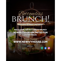 Bottomless Brunch at The New Ivy House 🍽️✨