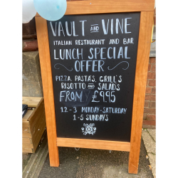 Lunch Special Offers at Vault & Vine (Italian) Restaurant