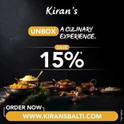 Kiran’s Balti in Darlaston - 15% off when you order online!