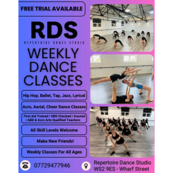 RDS Repertoire Dance Studio FREE 1 Week Trial