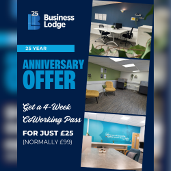 4 Week Coworking Pass for £25 at Business Lodge