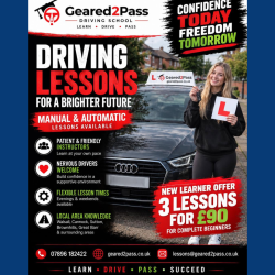 🚗💨 New Learner Offer from Geared 2 Pass 💨🚗